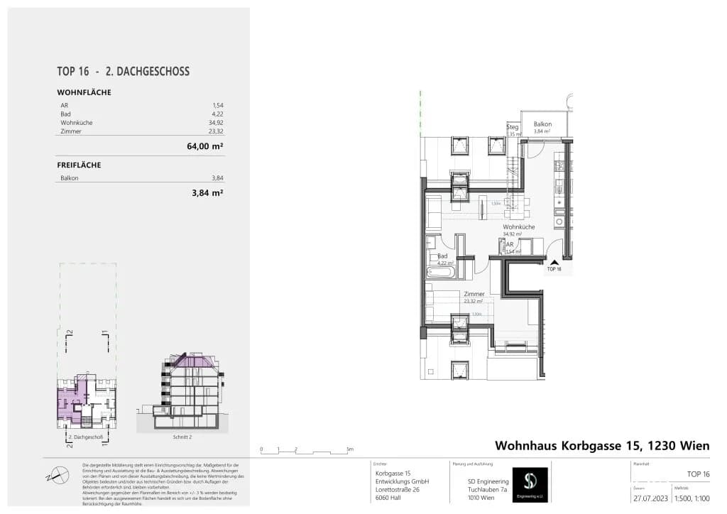 2-Zimmer-Wohnung kaufen in Wien – 64,04 m², € 504.000 – Bild 8 von 8