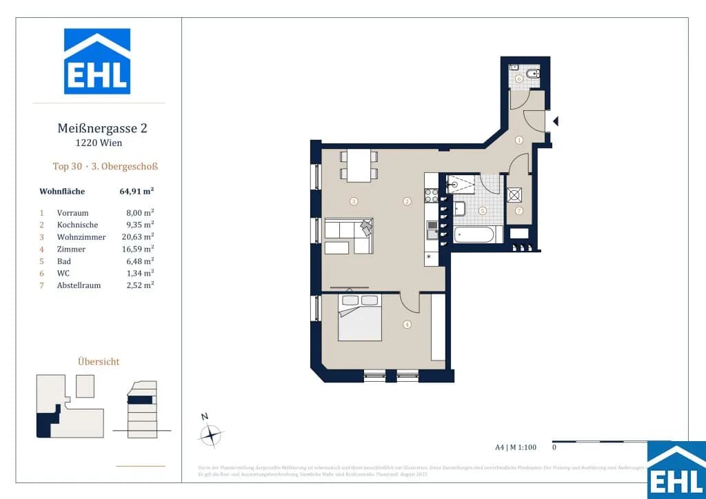2-Zimmer-Wohnung kaufen in Wien – 64,91 m², € 395.000 – Bild 12 von 12