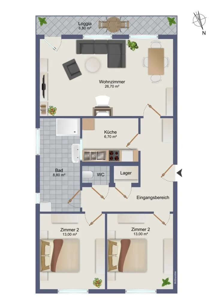 3-Zimmer-Wohnung kaufen in Graz – 82,95 m², € 299.000 – Bild 30 von 30