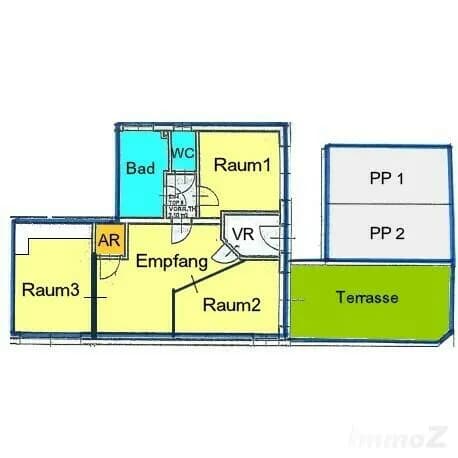 2-Zimmer-Gewerbeimmobilie mieten in Graz – 66 m², € 1.000 – Bild 1 von 12