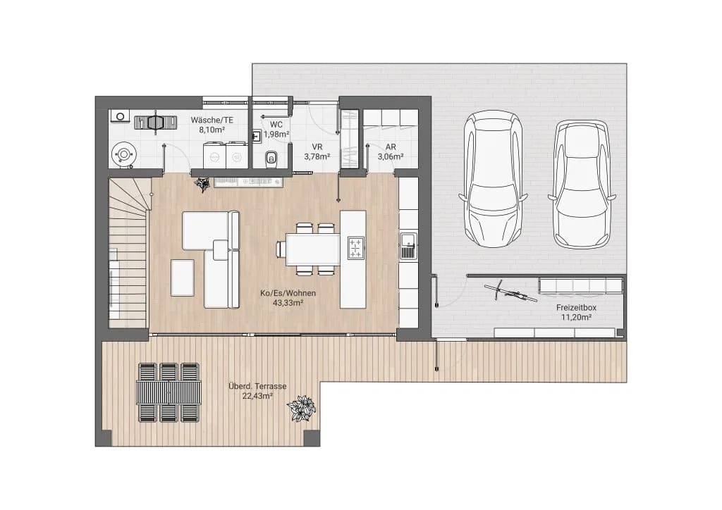 4-Zimmer-Haus kaufen in Klagenfurt Land – 118 m², € 535.000 – Bild 6 von 8