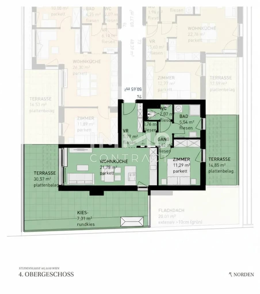 2-Zimmer-Wohnung kaufen in Wien – 50,65 m², € 399.500 – Bild 8 von 8