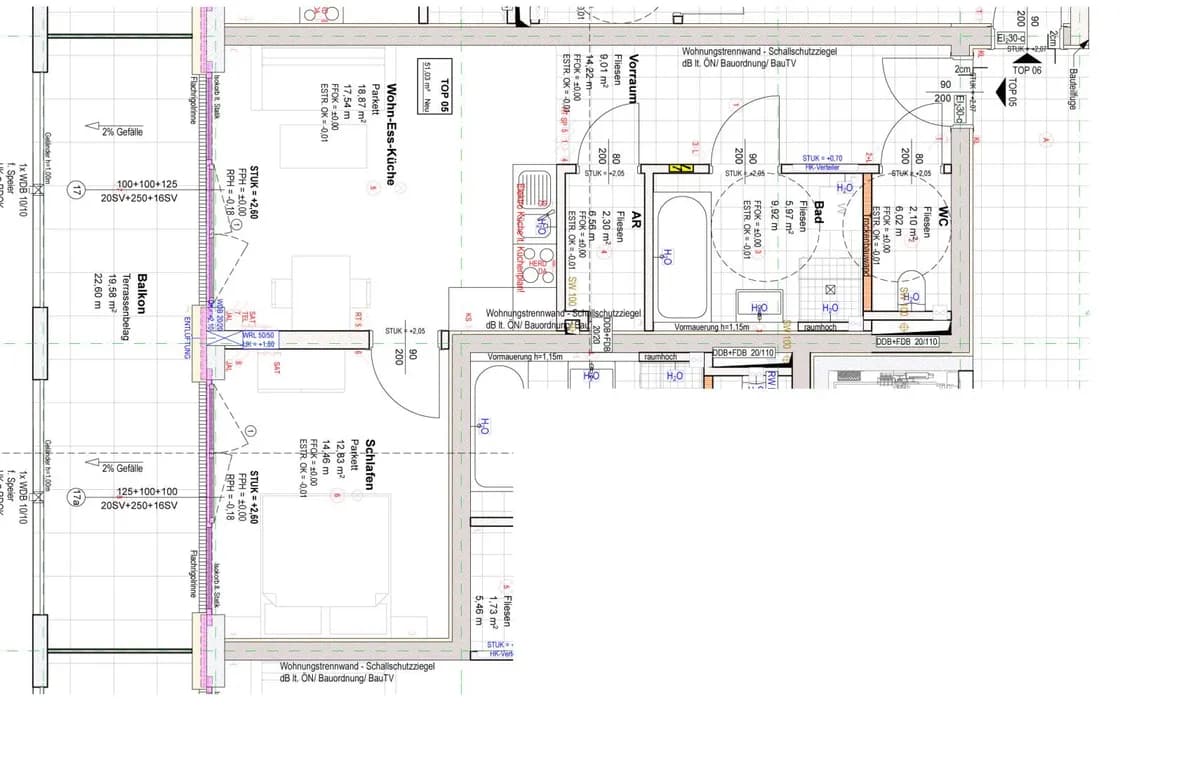 2-Zimmer-Wohnung mieten in Urfahr-Umgebung – 51 m², € 905 – Bild 14 von 14