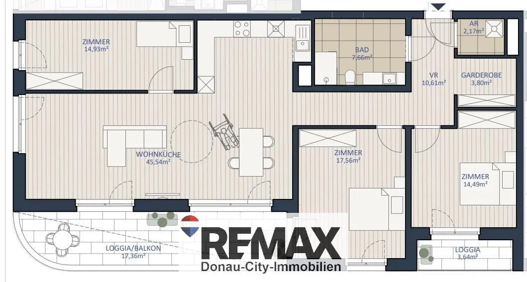 4-Zimmer-Wohnung kaufen in Tulln – 116,76 m², € 923.000 – Bild 2 von 11