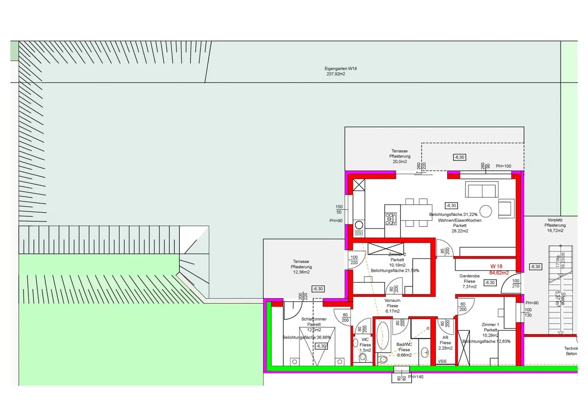 4-Zimmer-Wohnung kaufen in Deutschlandsberg – 85 m², € 329.900 – Bild 5 von 5