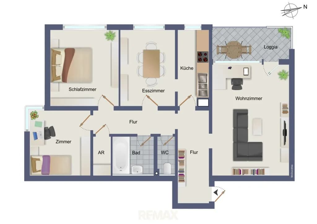 4-Zimmer-Wohnung kaufen in Graz – 88,94 m², € 229.000 – Bild 2 von 19