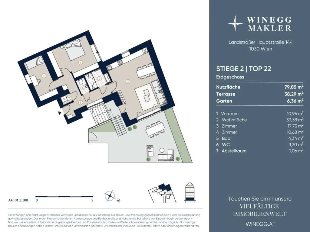 3-Zimmer-Wohnung kaufen in Wien – 79,85 m², € 575.000 – Bild 26 von 26
