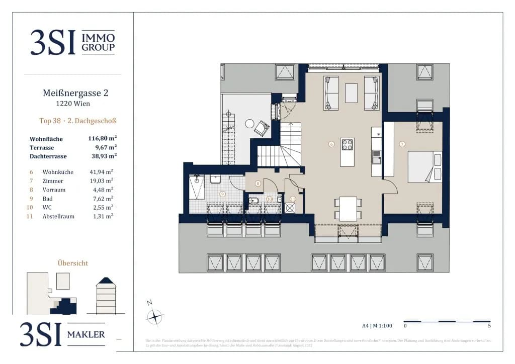 4-Zimmer-Wohnung kaufen in Wien – 116,44 m², € 875.000 – Bild 17 von 18