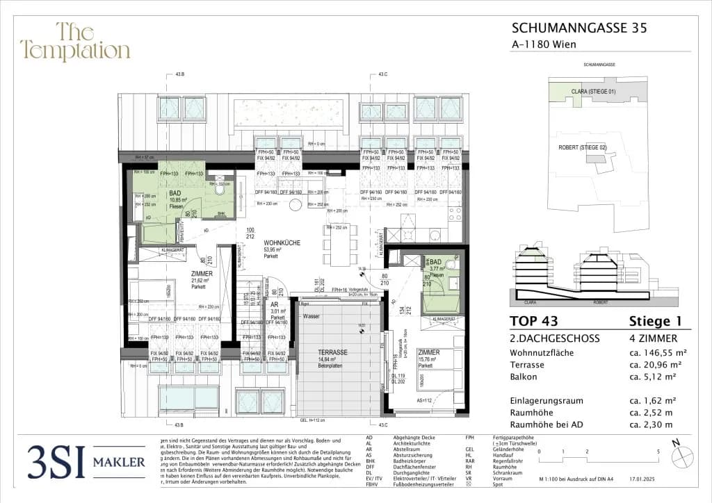 4-Zimmer-Wohnung kaufen in Wien – 146,55 m², € 1.378.100 – Bild 15 von 16