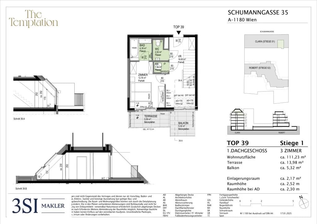 3-Zimmer-Wohnung kaufen in Wien – 111,23 m², € 1.114.900 – Bild 14 von 15