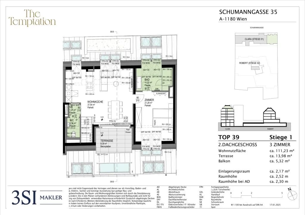 3-Zimmer-Wohnung kaufen in Wien – 111,23 m², € 1.114.900 – Bild 15 von 15