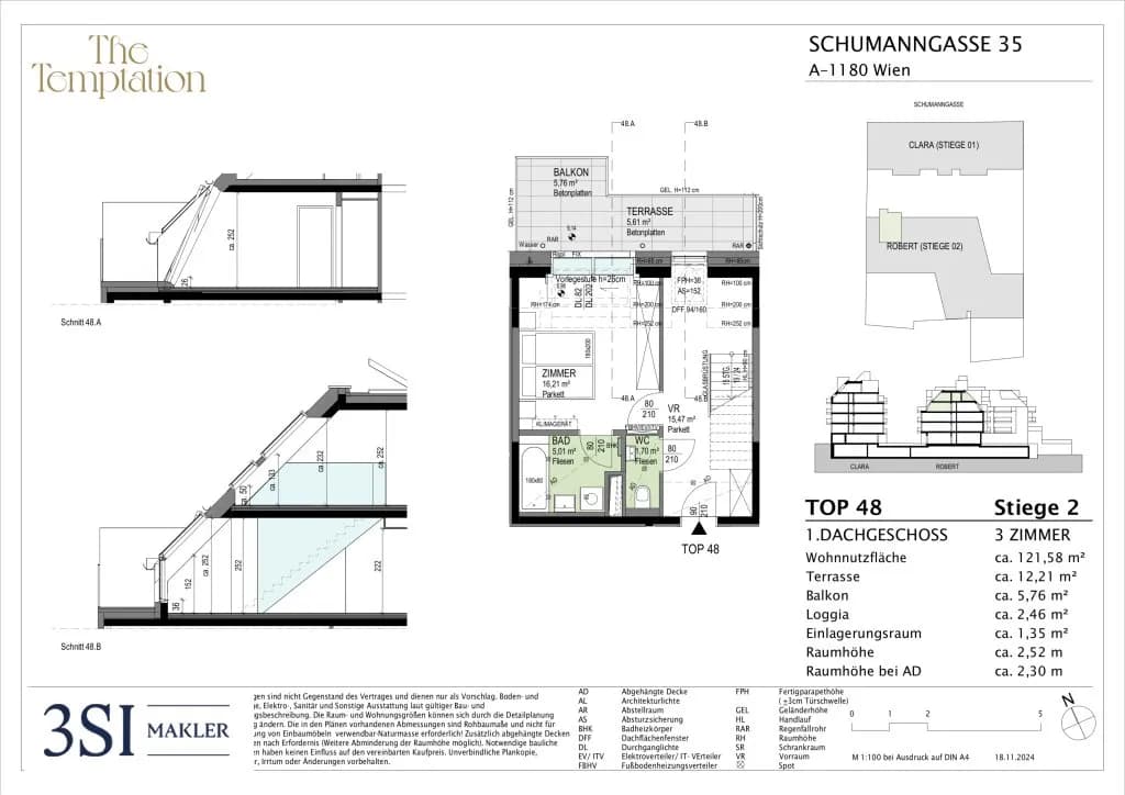 3-Zimmer-Wohnung kaufen in Wien – 120,32 m², € 1.197.900 – Bild 10 von 11