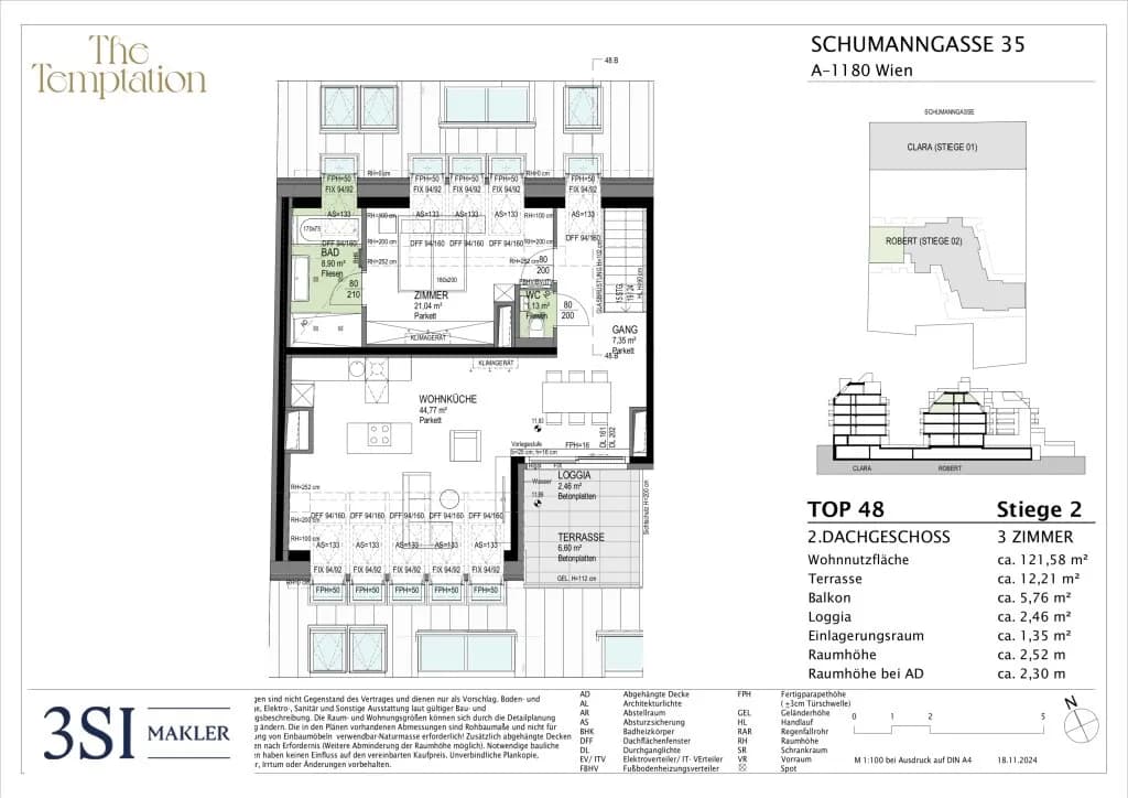3-Zimmer-Wohnung kaufen in Wien – 120,32 m², € 1.197.900 – Bild 11 von 11