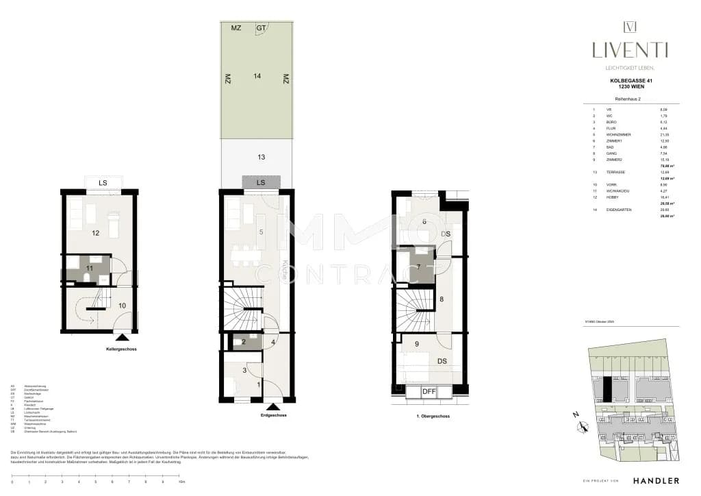 4-Zimmer-Haus kaufen in Wien – 79,83 m², € 620.000 – Bild 9 von 9