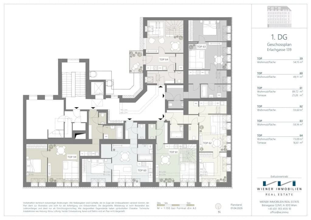2-Zimmer-Wohnung kaufen in Wien – 59,14 m², € 319.360 – Bild 16 von 17