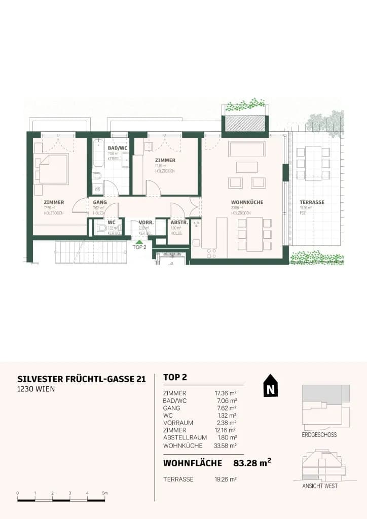 3-Zimmer-Wohnung kaufen in Wien – 83,28 m², € 749.000 – Bild 11 von 11