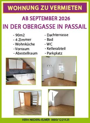 4-Zimmer-Wohnung mieten in Weiz – 90 m²