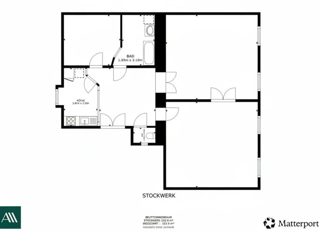 3-Zimmer-Wohnung kaufen in Wien – 92,97 m², € 490.000 – Bild 9 von 9