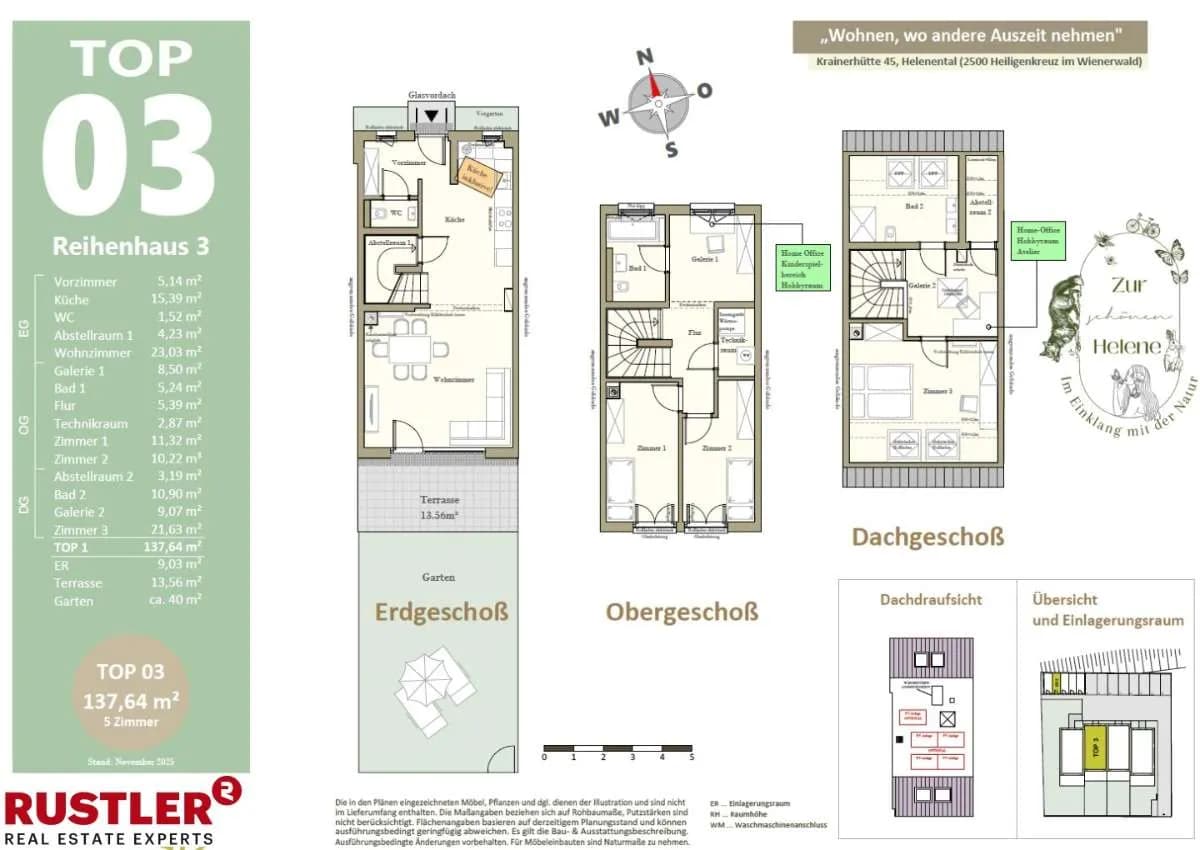 5-Zimmer-Haus kaufen in Baden – 137,64 m², € 623.458 – Bild 5 von 9