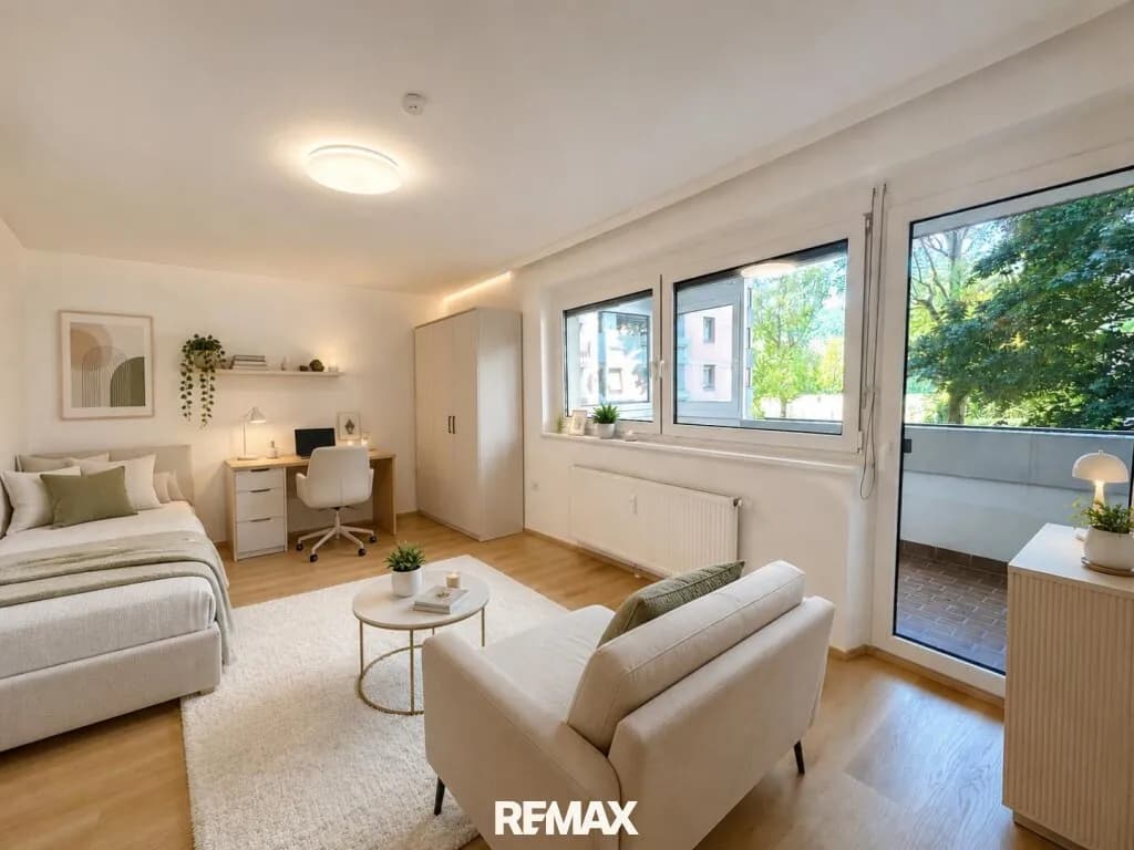 1-Zimmer-Wohnung mieten in Graz – 31,67 m², € 536 – Bild 1 von 11