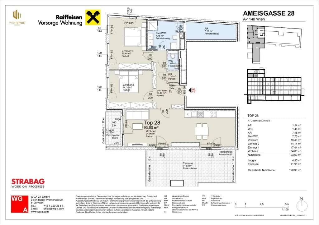 3-Zimmer-Wohnung kaufen in Wien – 93,6 m², € 699.000 – Bild 36 von 36