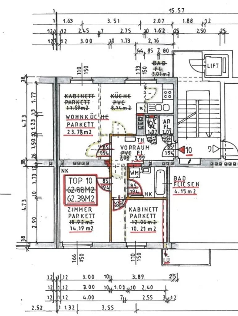 3-Zimmer-Wohnung kaufen in Wien – 62,4 m², € 259.900 – Bild 32 von 34