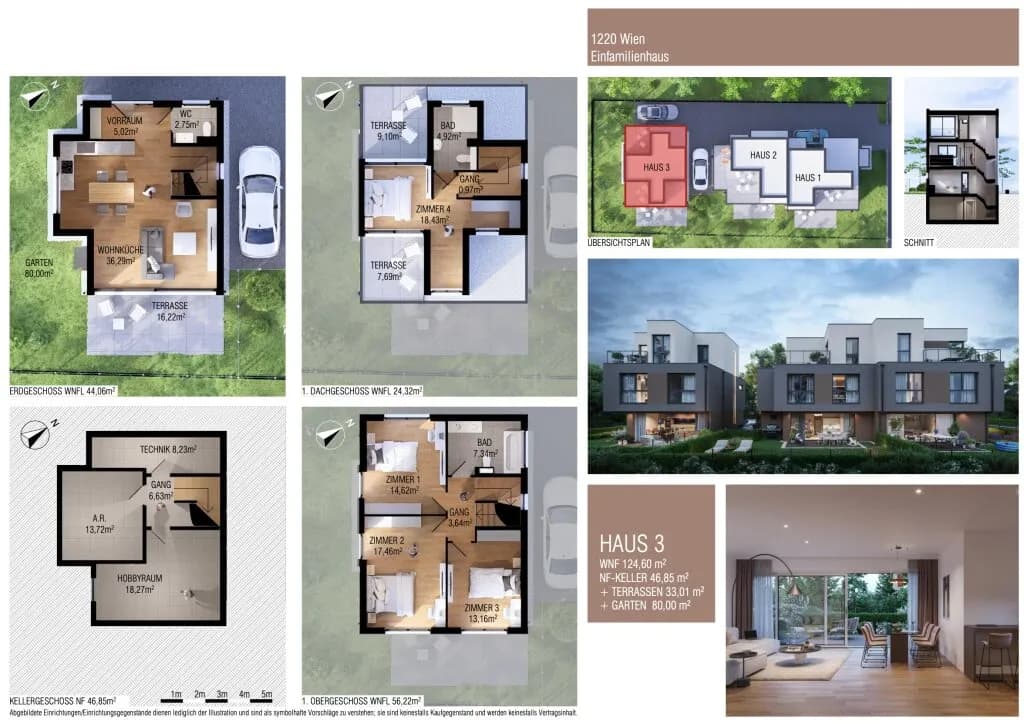 5-Zimmer-Haus kaufen in Wien – 123,96 m², € 699.000 – Bild 6 von 6