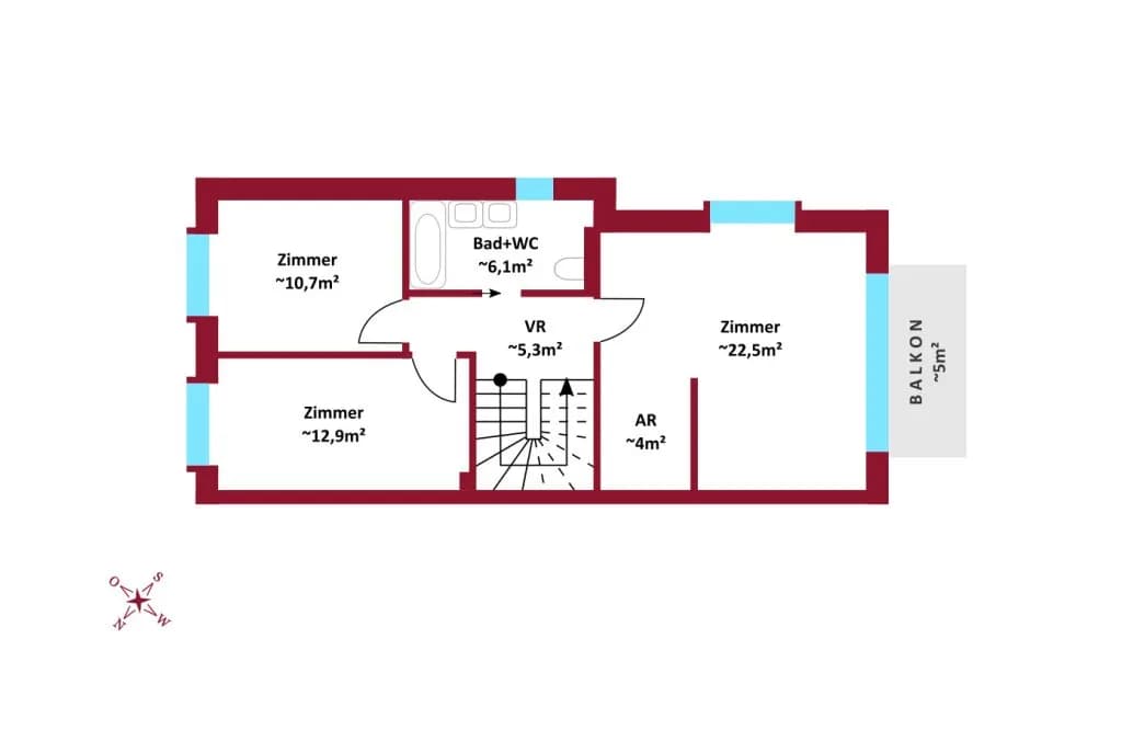 5-Zimmer-Immobilie kaufen in Wien – 140,15 m², € 799.000 – Bild 6 von 9