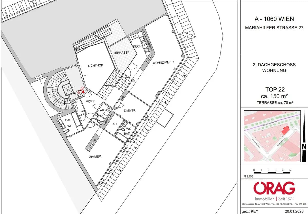 3-Zimmer-Wohnung mieten in Wien – 150,31 m², € 3.495 – Bild 21 von 22