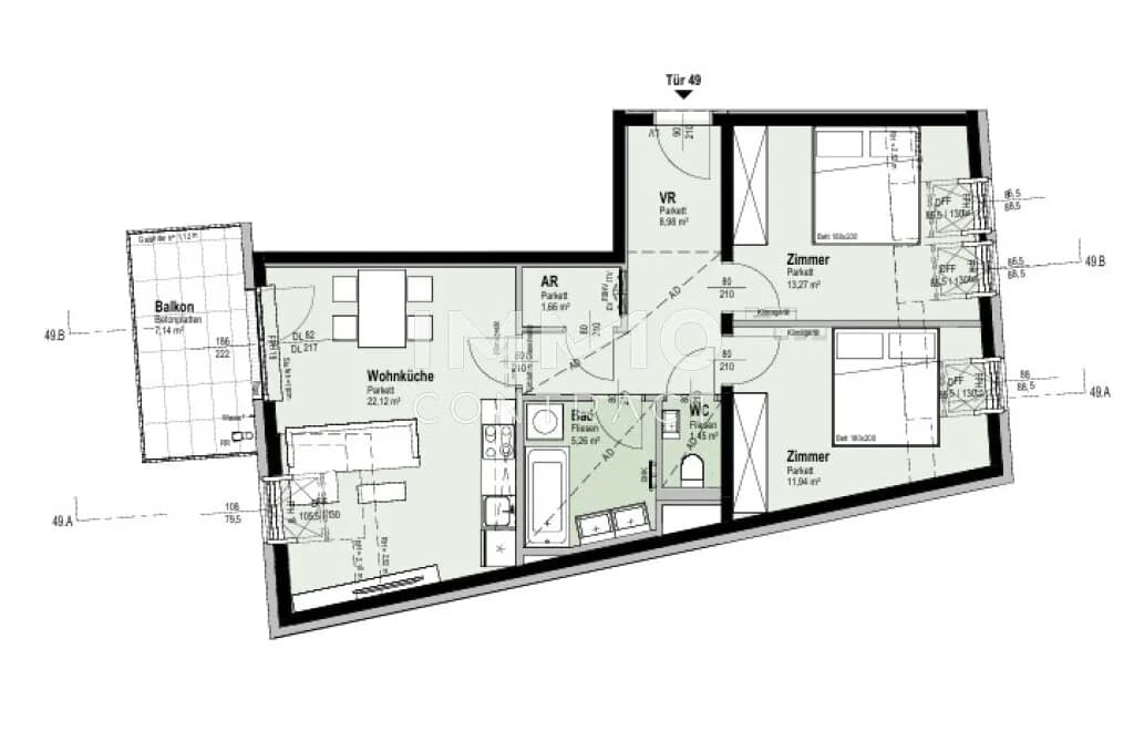 3-Zimmer-Wohnung kaufen in Wien – 64,68 m², € 494.700 – Bild 10 von 10