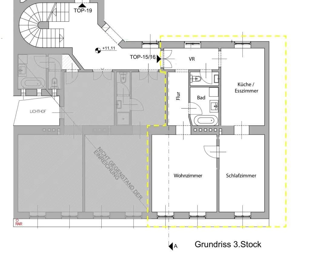 3-Zimmer-Wohnung kaufen in Wien – 69,5 m², € 289.000 – Bild 8 von 17