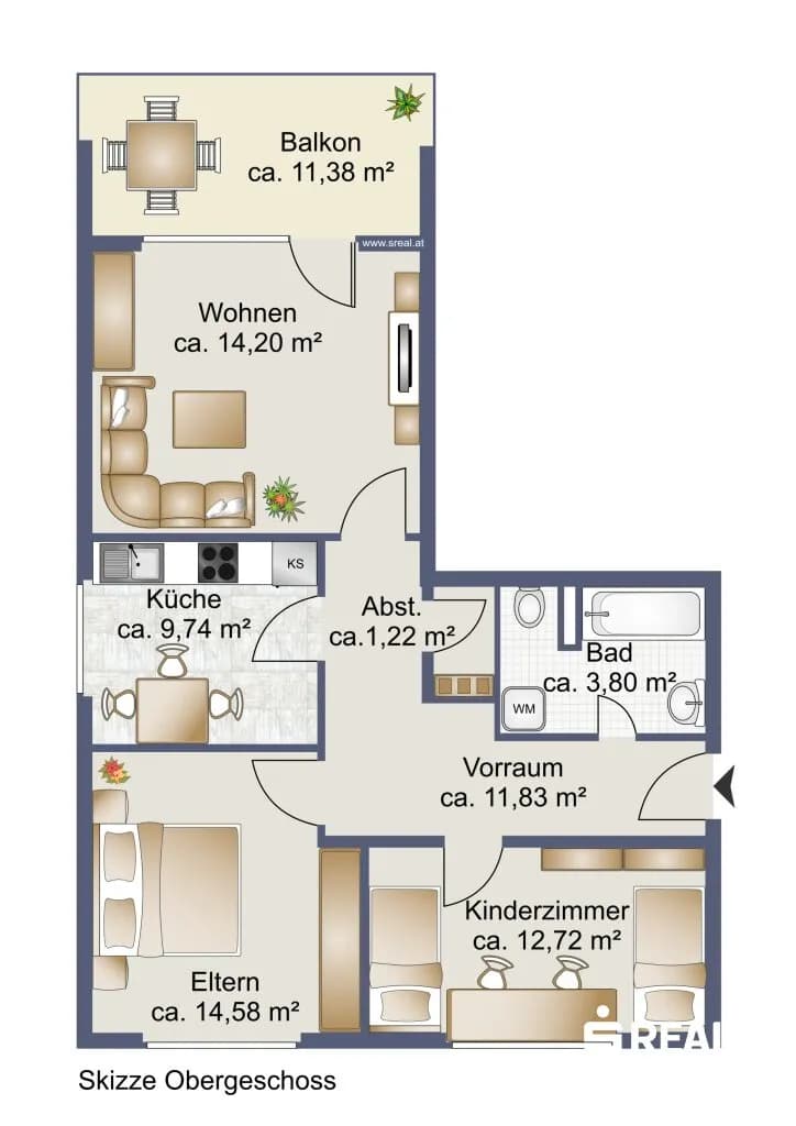 Wohnung kaufen in Dornbirn – 75,17 m², € 299.000 – Bild 17 von 17