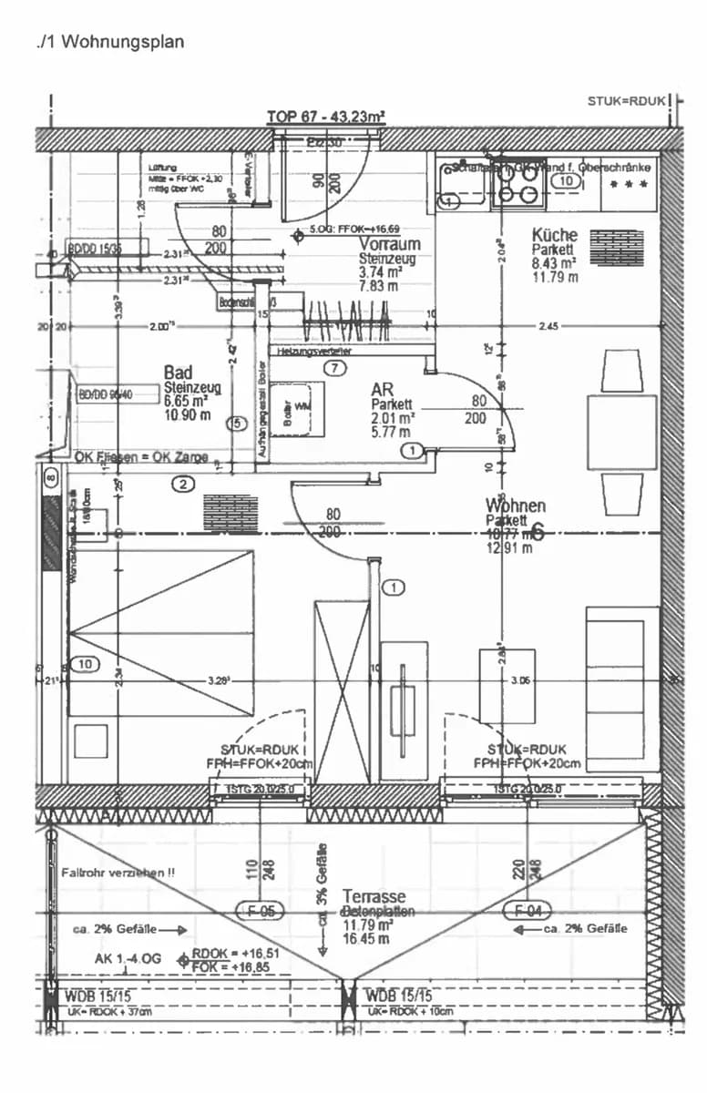 2-Zimmer-Wohnung mieten in Graz – 55 m², € 610 – Bild 12 von 14