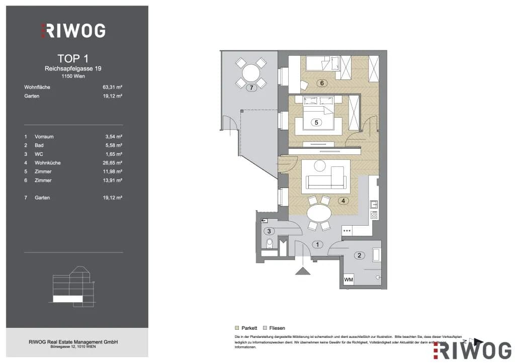 3-Zimmer-Wohnung kaufen in Wien – 63,31 m², € 330.000 – Bild 12 von 12
