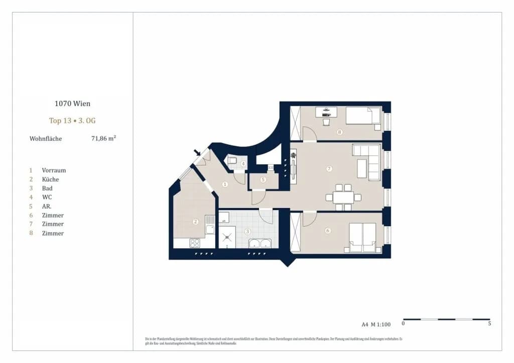 3-Zimmer-Wohnung kaufen in Wien – 71,68 m², € 599.000 – Bild 14 von 14