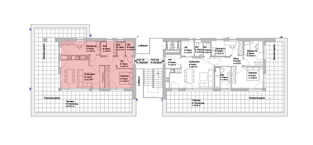 3-Zimmer-Wohnung kaufen in Graz – 69,9 m², € 552.447 – Bild 9 von 11