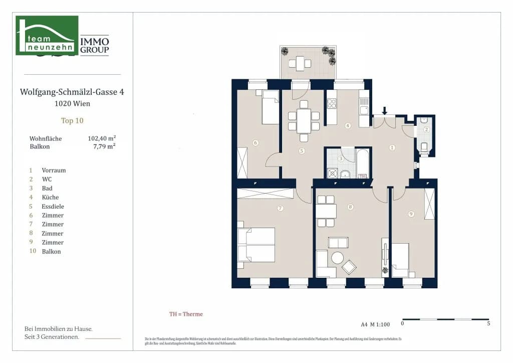 5-Zimmer-Wohnung kaufen in Wien – 102,96 m², € 660.000 – Bild 33 von 33