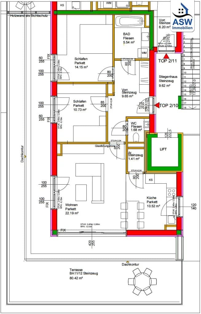 3-Zimmer-Wohnung kaufen in Graz – 75,87 m², € 362.000 – Bild 14 von 14