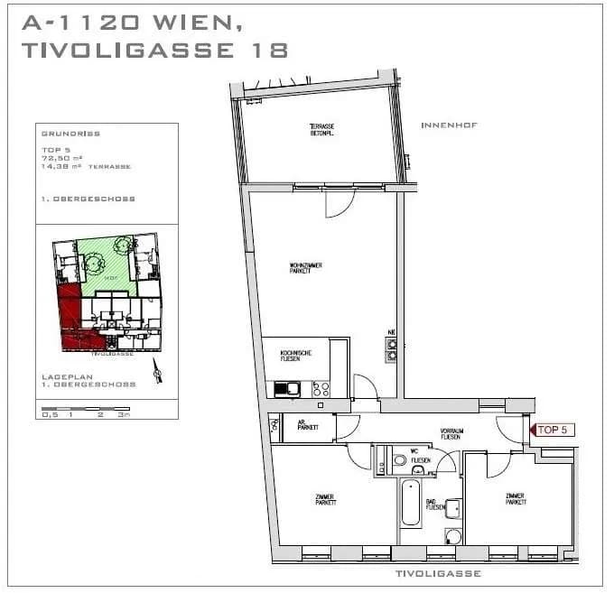 3-Zimmer-Wohnung kaufen in Wien – 74,74 m², € 179.000 – Bild 12 von 13