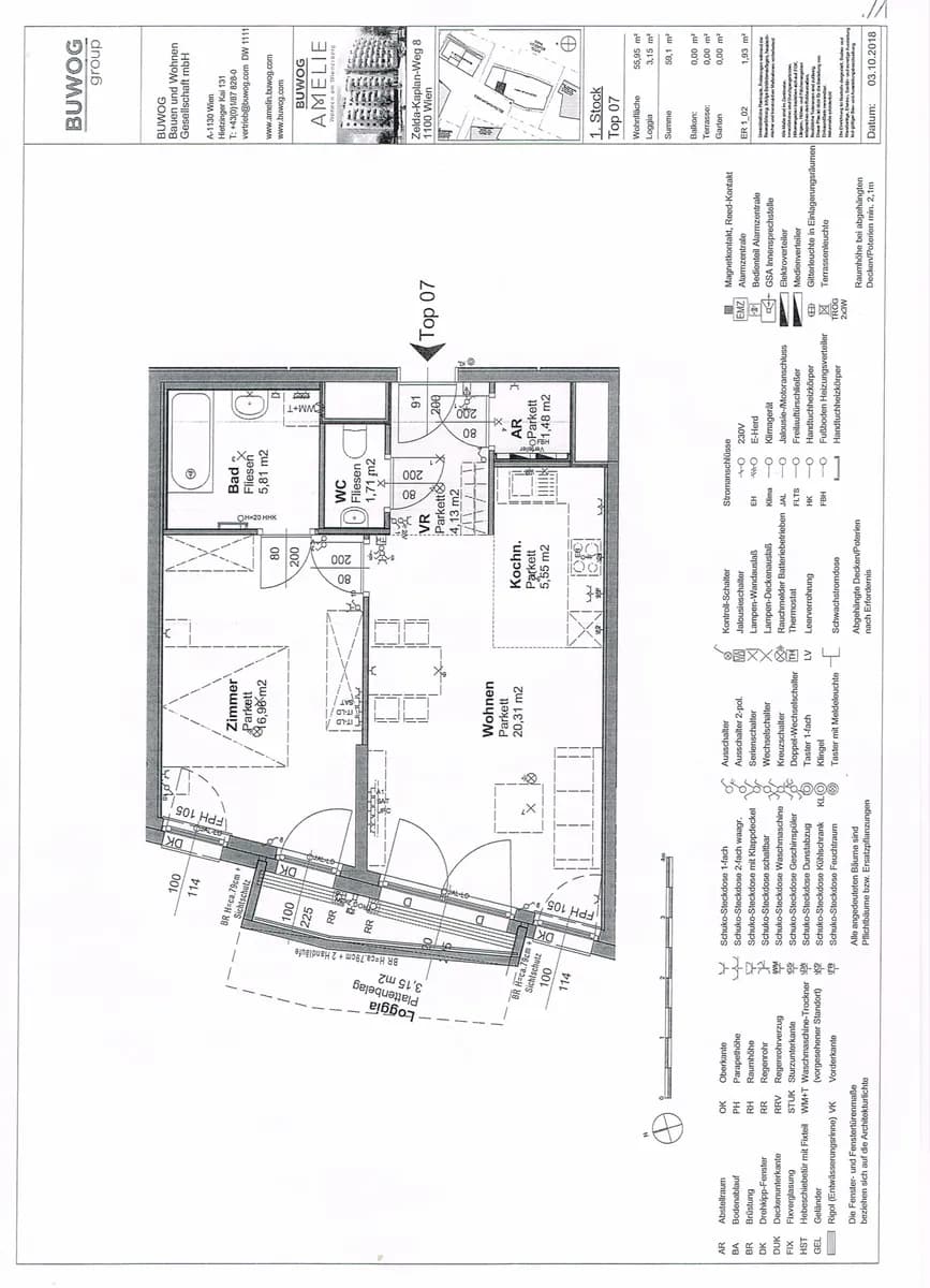 2-Zimmer-Wohnung kaufen in Wien – 56 m², € 319.800 – Bild 10 von 24