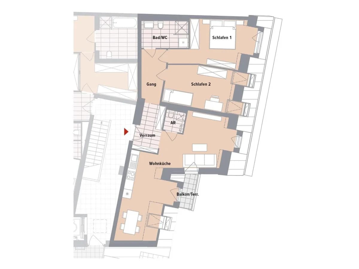 4-Zimmer-Wohnung kaufen in Wien – 86 m², € 499.600 – Bild 4 von 4