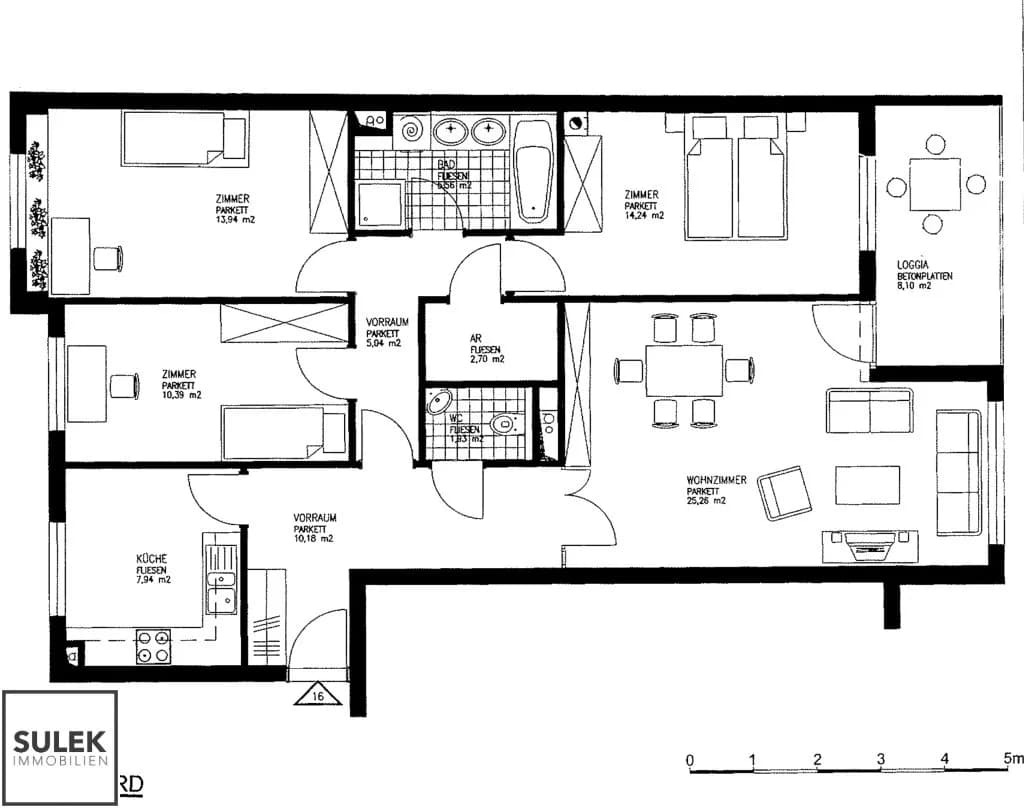 4-Zimmer-Wohnung mieten in Wien – 97,18 m², € 2.299 – Bild 12 von 13