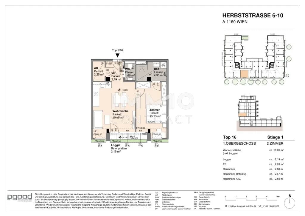 2-Zimmer-Wohnung kaufen in Wien – 47,9 m², € 316.800 – Bild 9 von 9