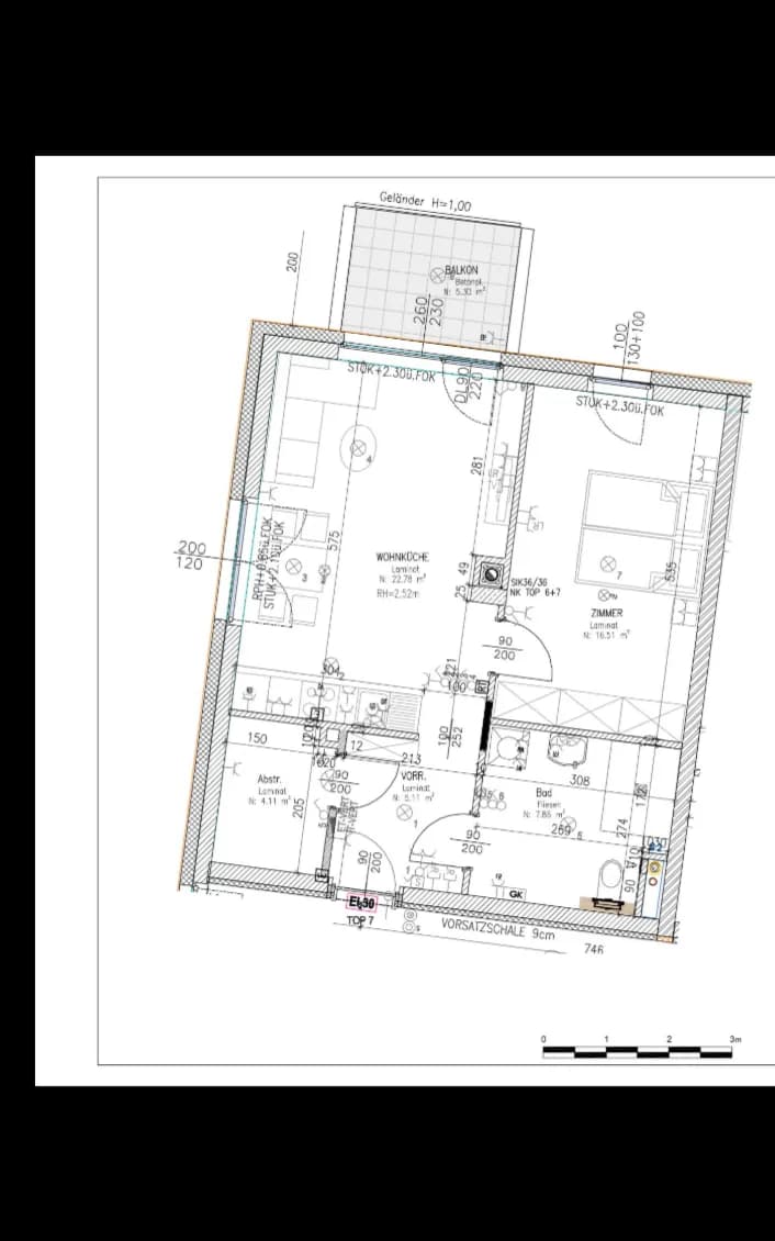 2-Zimmer-Wohnung mieten in Wiener Neustadt Land – 56,32 m², € 742 – Bild 2 von 7