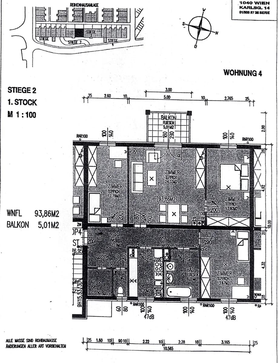 4-Zimmer-Wohnung mieten in Bruck an der Leitha – 93,86 m², € 1.411 – Bild 24 von 24