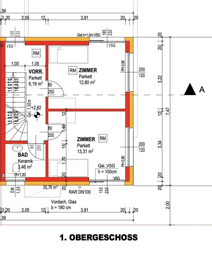 4-Zimmer-Haus kaufen in Wien – 97,4 m², € 749.000 – Bild 9 von 10