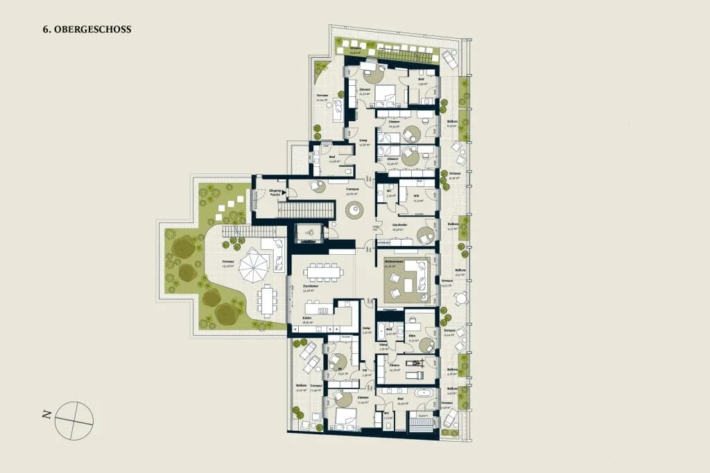 5-Zimmer-Wohnung kaufen in Wien – 325 m², € 4.015.300 – Bild 2 von 13