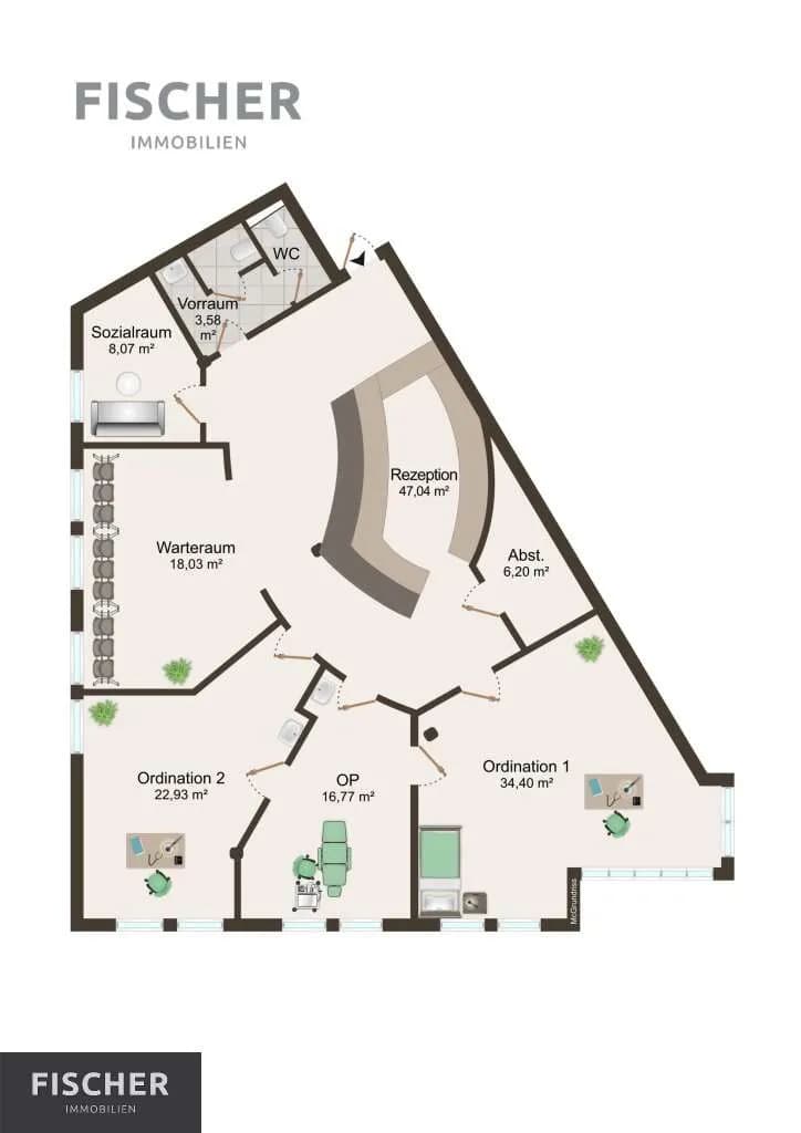 4-Zimmer-Gewerbeimmobilie mieten in Villach – 160 m², € 2.478 – Bild 17 von 17