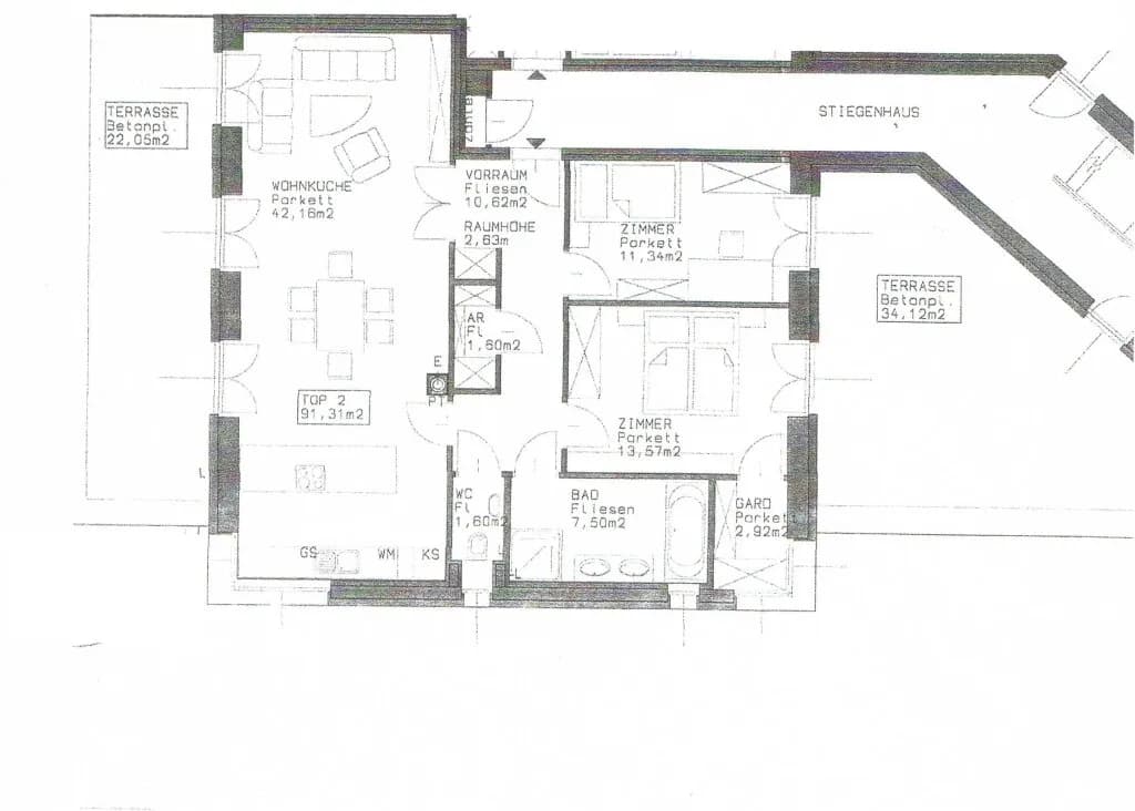 3-Zimmer-Wohnung mieten in Wien – 91,3 m², € 1.900 – Bild 9 von 10