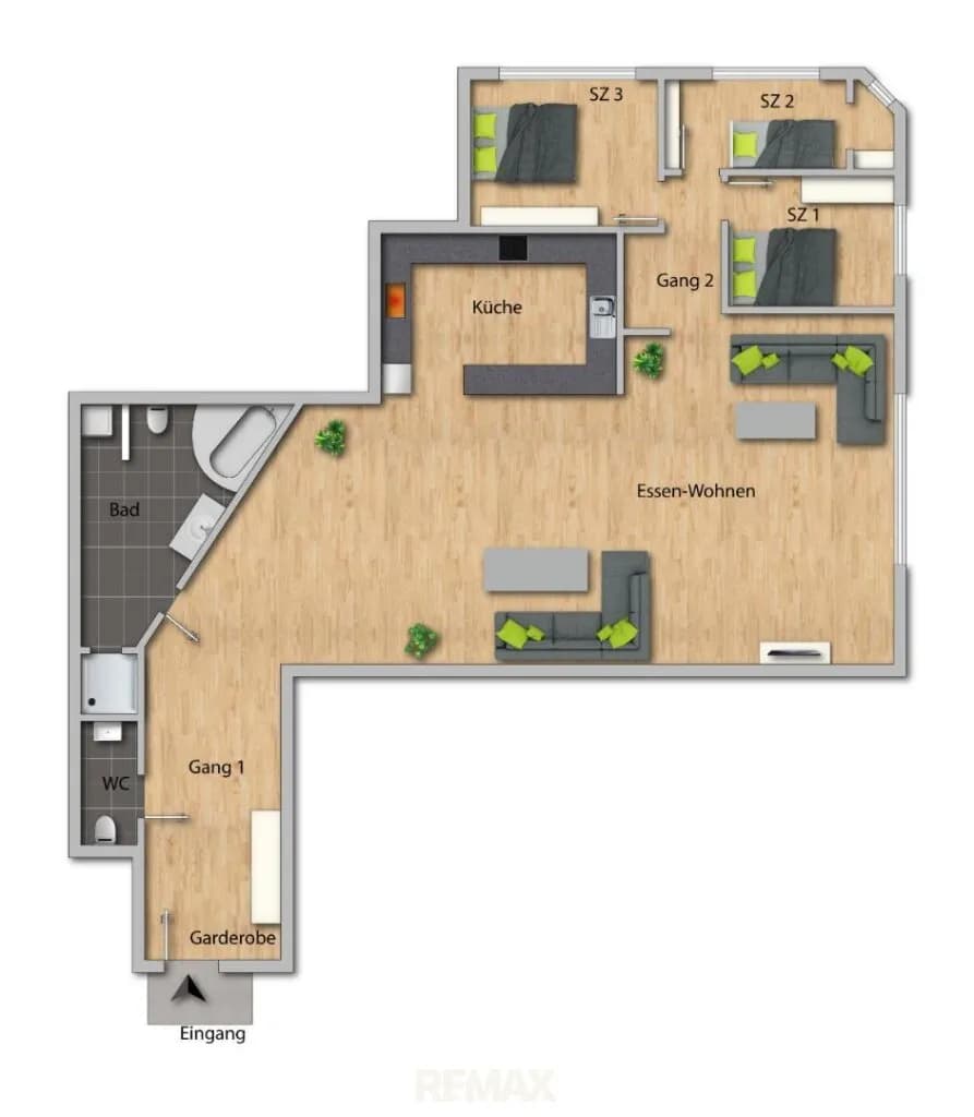 4-Zimmer-Wohnung kaufen in Kufstein – 111 m², € 298.000 – Bild 7 von 7